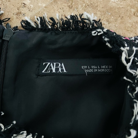 NWOT Zara Tweed Pinafore Jumpsuit Romper Blogger/ Influencer Must Have! Size L - Picture 10 of 14